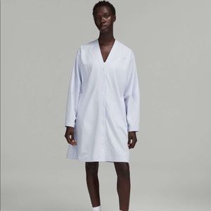 NWT LULULEMON Woven Air Button Front Dress SZ 2